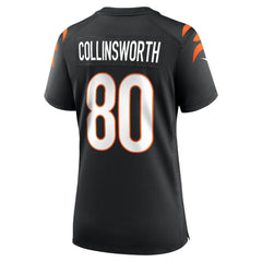 Nike Cris Collinsworth Cincinnati Bengals Women's Team Retired Player Game Jersey Black