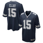 Nike Ezekiel Elliott Dallas Cowboys Team Game Jersey Navy