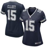 Nike Ezekiel Elliott Dallas Cowboys Women's Game Jersey Navy
