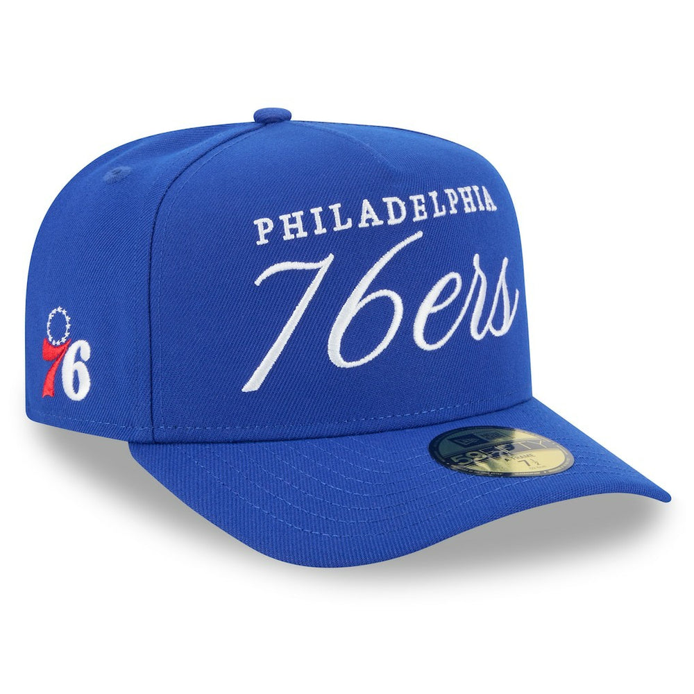 Philadelphia 76ers 2025 NBA Draft A-Frame 59FIFTY Fitted Hat Royal | New Era outlet