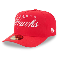 Atlanta Hawks 2025 NBA Draft A-Frame 59FIFTY Fitted Hat Red | New Era Lifestyle