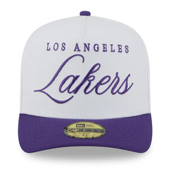 Los Angeles Lakers 2025 NBA Draft A-Frame 59FIFTY Fitted Hat White/Purple | New Era discount