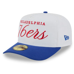 Philadelphia 76ers 2025 NBA Draft A-Frame 59FIFTY Fitted Hat White/Royal | New Era Near Me