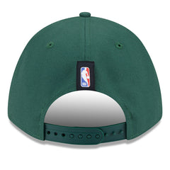 Milwaukee Bucks 2025 NBA Draft M-Crown A-Frame 9FORTY Adjustable Hat Hunter Green | New Era US