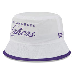 Los Angeles Lakers 2025 NBA Draft Nylon Bucket Hat White/Purple | New Era outlet