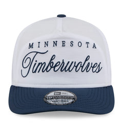 Minnesota Timberwolves 2025 NBA Draft On-Stage Nylon 19TWENTY Adjustable Hat White/Navy | New Era Lifestyle