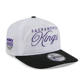 Sacramento Kings 2025 NBA Draft On-Stage Nylon 19TWENTY Adjustable Hat White/Black | New Era Lifestyle