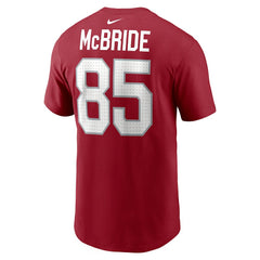 Nike Trey McBride Arizona Cardinals Name & Number T-Shirt Cardinal