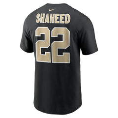 Nike Rashid Shaheed New Orleans Saints Name & Number T-Shirt Black