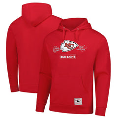 Mitchell & Ness Kansas City Chiefs NFL x Bud Light Vintage Pullover Hoodie Red