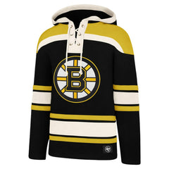 David Pastrnak Boston Bruins '47 Big & Tall Lace-up Pullover Hoodie - Black - NHL 202331506