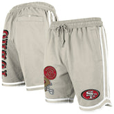 San Francisco 49ers New Era Stone Multi Patch Shorts Light Beige