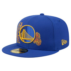 Golden State Warriors State Stitch 59FIFTY Fitted Hat for sale Royal | New Era online