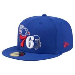 Philadelphia 76ers State Stitch 59FIFTY Fitted Hat Royal | New Era outlet
