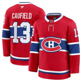 Cole Caufield Montreal Canadiens Fanatics Home Premium Jersey - Red - NHL 202353428