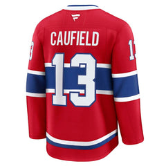 Cole Caufield Montreal Canadiens Fanatics Home Premium Jersey - Red - NHL 202353428