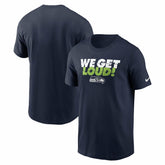 Nike Seattle Seahawks Hometown T-Shirt College Navy