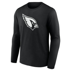 Arizona Cardinals Personalized Name & Number Monochrome Long Sleeve T-Shirt Black