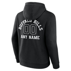Buffalo Bills Personalized Name & Number Pullover Hoodie Black