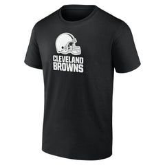 Cleveland Browns Personalized Name & Number Monochrome T-Shirt Black