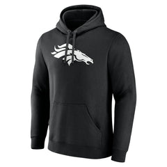 Denver Broncos Personalized Name & Number Pullover Hoodie Black