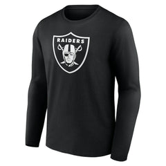 Las Vegas Raiders Personalized Name & Number Monochrome Long Sleeve T-Shirt Black