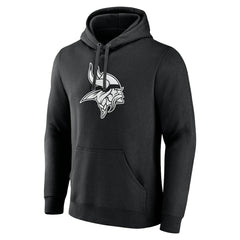 Minnesota Vikings Personalized Name & Number Pullover Hoodie Black
