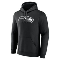 Seattle Seahawks Personalized Name & Number Pullover Hoodie Black
