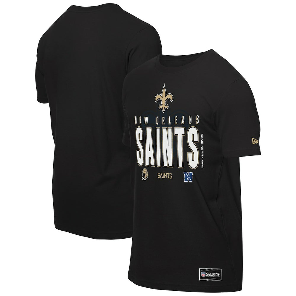 New Orleans Saints New Era 2025 NFL Training Camp T-Shirt Black