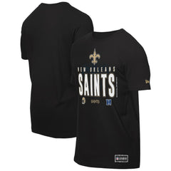 New Orleans Saints New Era 2025 NFL Training Camp T-Shirt Black