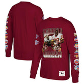 Mitchell & Ness Darrell Green Washington Commanders Player Graphic Long Sleeve T-Shirt Burgundy