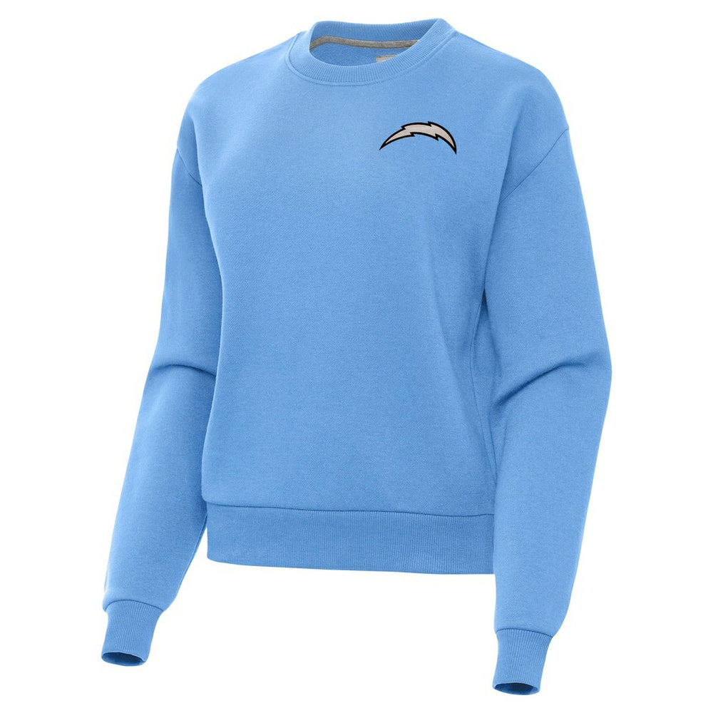 Los Angeles Chargers Antigua Women's Victory Pullover Sweatshirt Powder Blue