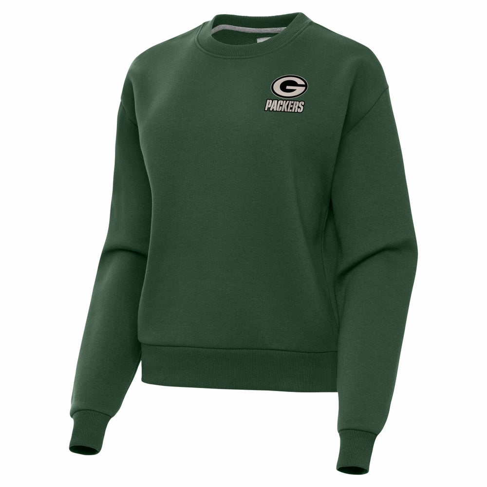 Green Bay Packers Antigua Women's Victory Pullover Sweatshirt Hunter Green