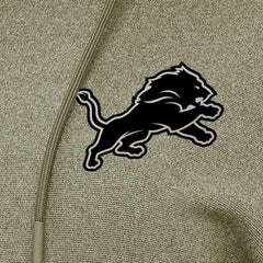 Detroit Lions Antigua Women's Justice Pullover Hoodie Olive