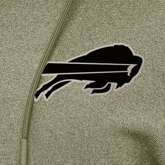 Buffalo Bills Antigua Women's Justice Pullover Hoodie Olive