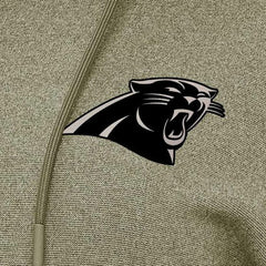Carolina Panthers Antigua Women's Justice Pullover Hoodie Olive