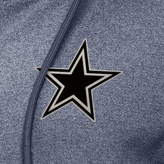 Dallas Cowboys Antigua Women's Seeker Full-Zip Hoodie Jacket Heather Navy