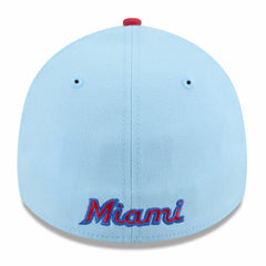 Miami Marlins New Era 2025 Fourth of July 39THIRTY Flex Hat - Light Blue/Red - New Era Discount