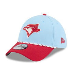 Toronto Blue Jays New Era 2025 Canada Day 39THIRTY Flex Hat - Light Blue/Red - New Era on Sale