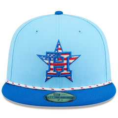 Houston Astros New Era 2025 Fourth of July 59FIFTY Fitted Hat - Light Blue/Blue - New Era on Sale