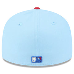 Miami Marlins New Era 2025 Fourth of July Low Profile 59FIFTY Fitted Hat - Light Blue/Red - New Era Lifestyle