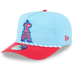 Los Angeles Angels New Era 2025 Fourth of July Golfer Snapback Hat - Light Blue/Red - New Era on Sale