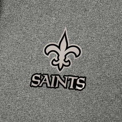 New Orleans Saints Antigua Effortless Full-Zip Hoodie Jacket Heather Black