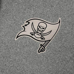 Tampa Bay Buccaneers Antigua Effortless Full-Zip Hoodie Jacket Heather Black