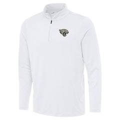 Jacksonville Jaguars Antigua Reprocess Quarter-Zip Top White