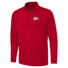 Kansas City Chiefs Antigua Reprocess Quarter-Zip Top Red