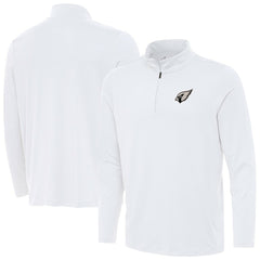 Arizona Cardinals Antigua Reprocess Quarter-Zip Top White