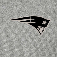 New England Patriots Antigua Subtle Quarter-Zip Top Heather Gray