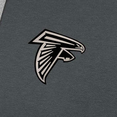 Atlanta Falcons Antigua Brushed Carbon Victory Pullover Hoodie Charcoal