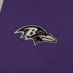 Baltimore Ravens Antigua Brushed Carbon Victory Pullover Hoodie Purple